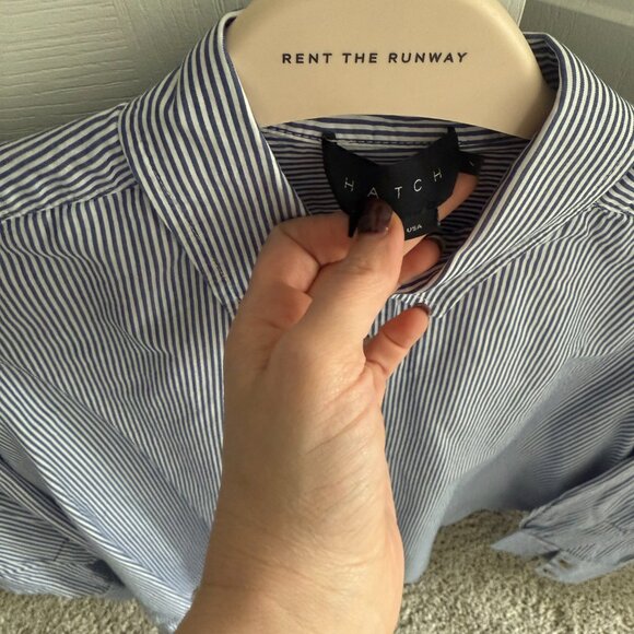 Classy Maternity HATCH Button Down Size 1 - Picture 3 of 5